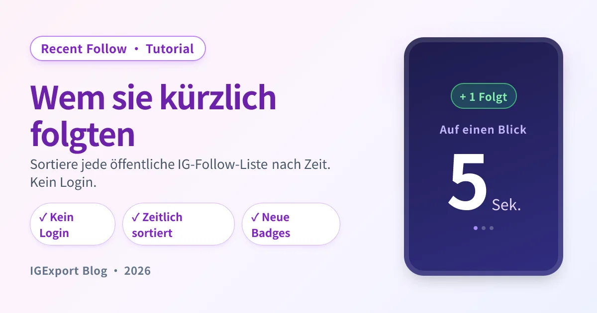 Recent Follow App Hero