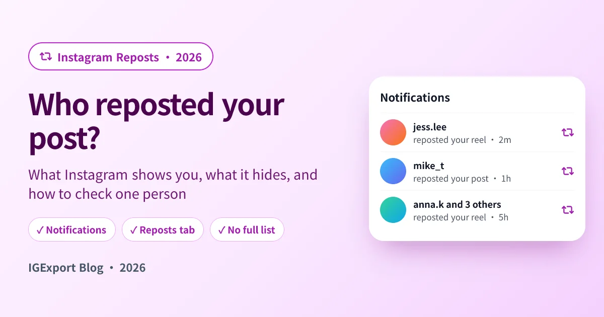 How to See Who Reposted Your Post on Instagram