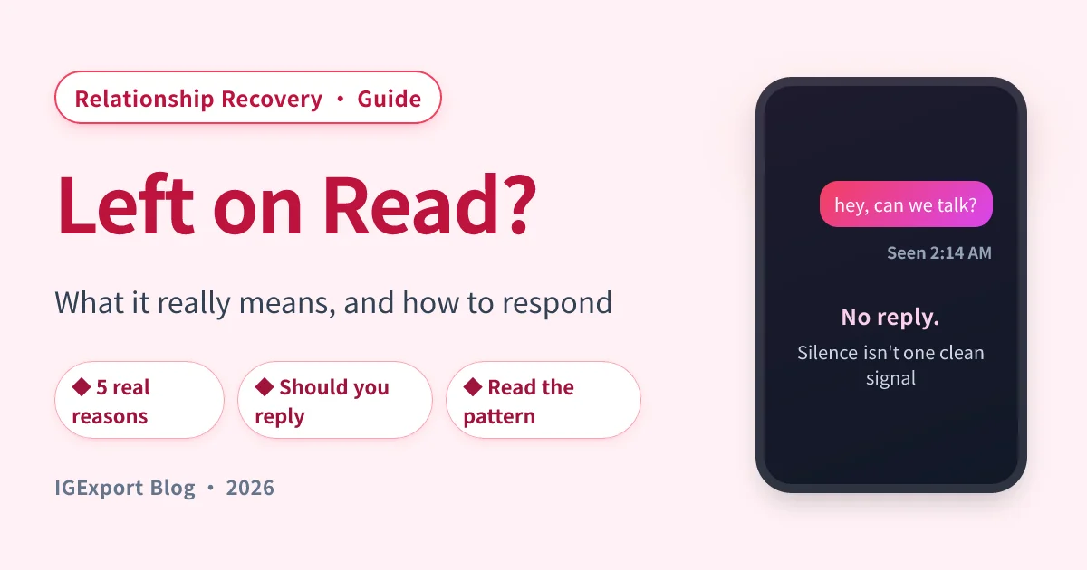 Left on read meaning: what it means and how to respond
