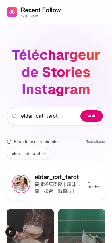 Résultats de recherche montrant les Stories d'eldar_cat_tarot Résultats de recherche montrant les Stories d'eldar_cat_tarot