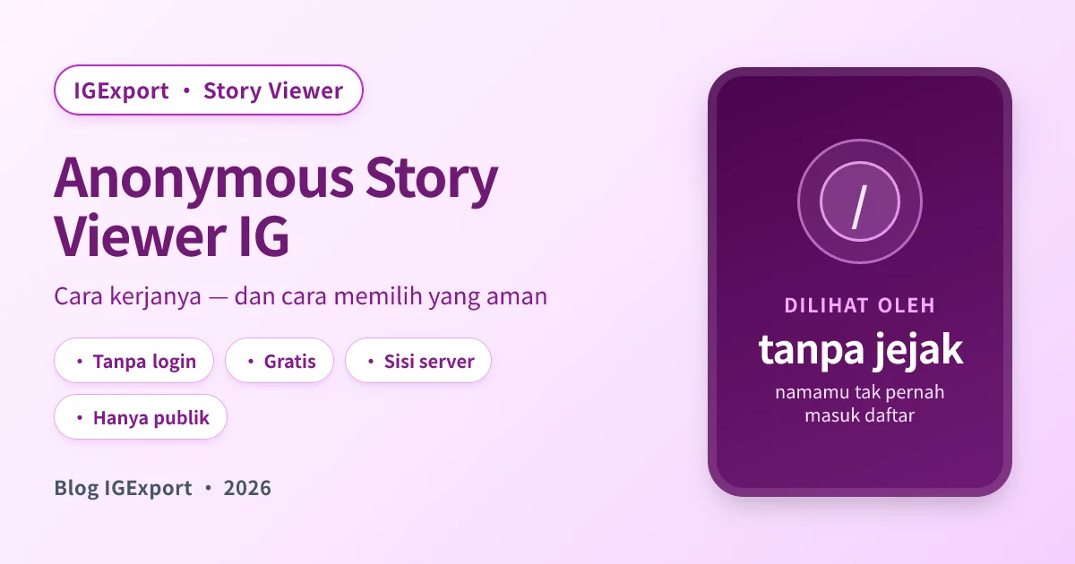 Anonymous story viewer Instagram: cara kerjanya dan cara memilih yang aman